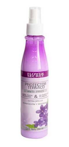 6 Protector Térmico Anti Frizz 280 Ml Flower Secret