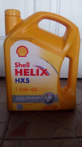 Aceite Mineral Shell Helix 15w 40 Garrafa