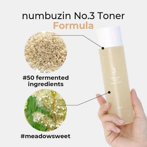 Numbuzin No.3 Super Glowing Essence Toner 200ml K-beauty