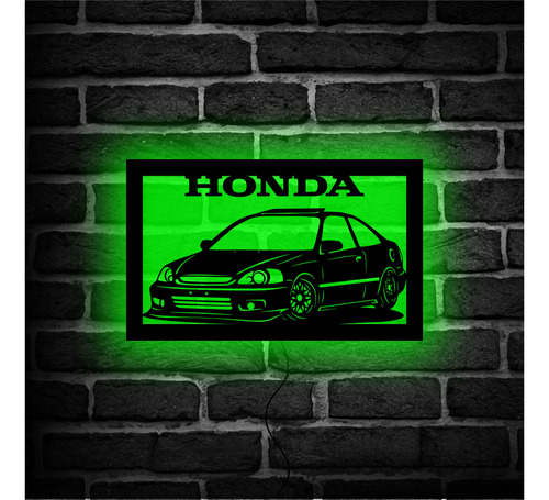 Cuadro Retroiluminado Led Honda Civic
