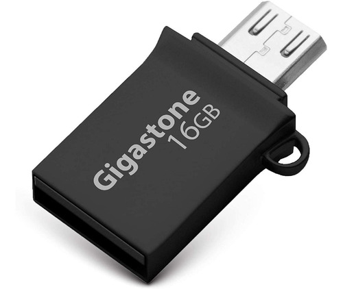 Pendrive Usb 3.0 Otg De 64 Gb Gigastone Flash De Metal Ne...