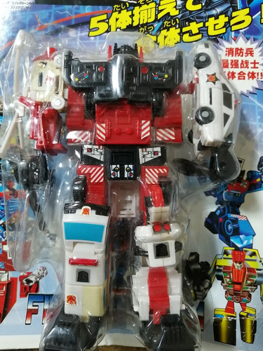 Transformable Robot Vintage De 5 Vehículos (Usado)