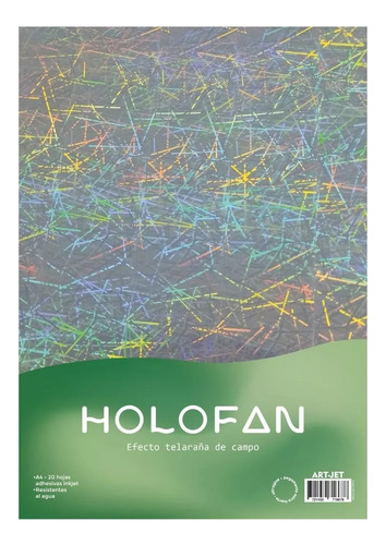 Holofan Art-jet Adhesivo Telaraña De Campo A4 20 Hojas