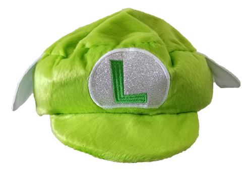 Sombrero Gorro De Luigi Super Mario Bros Accesorio Disfraz