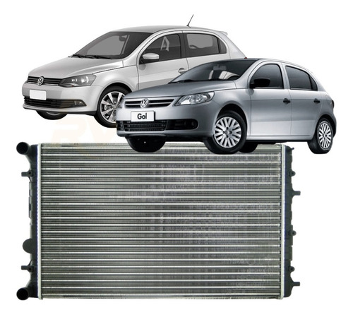 Radiador De Agua Magneti Marelli Vw Gol, Polo, Spacefox