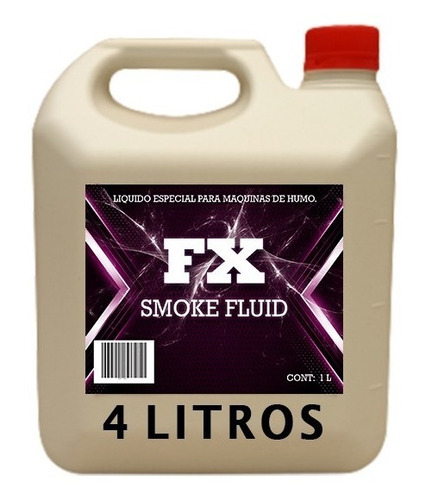 Liquido Para Maquina De Humo Discotecas, Fiestas 4 Litros