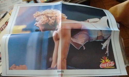 Madonna Poster Grande 40 X 54 Michael Jackson Sting Collins