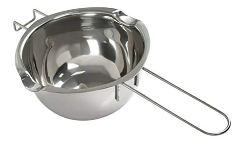 Imagen 2 de 7 de Olla Para Derretir Chocolate De Acero 400 Ml 13 Cm Titanweb