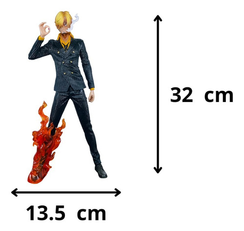Figura De Accion Sanji One Piece 32 Cm Diable Jamble