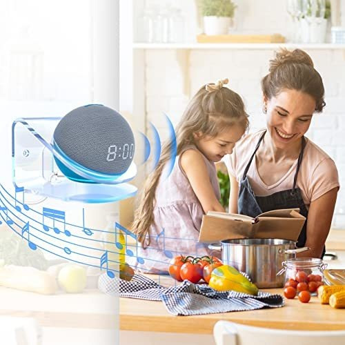 Soporte De Pared Para Echo Dot 4th 5th Gen, Transparente -