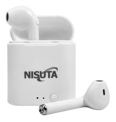 Auricular Bluetooth Earbuds Con Cajita Recargable Nisuta