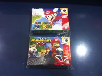 Comprar 2 Cajas Custom Para Super Mario 64 + Mario Kart (solo Cajas)