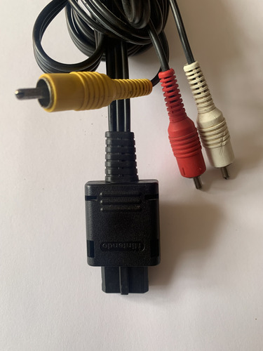 Cable Audio Y Video Nintendo Originalnes/snes/n64/gamecube (Usado)