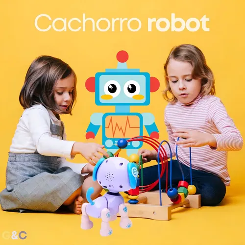 VATOS Perro Robot Bluetooth Para Niños – Programable, Canta, Baila Y Altavoz 2 En 1 (Blanco) Altavoz Bluetooth Infantil VATOS Perro Robot Bluetooth Para Niños – Programable, Canta, Baila Y Altavoz 2 En 1 (Blanco) Altavoz Bluetooth Infantil