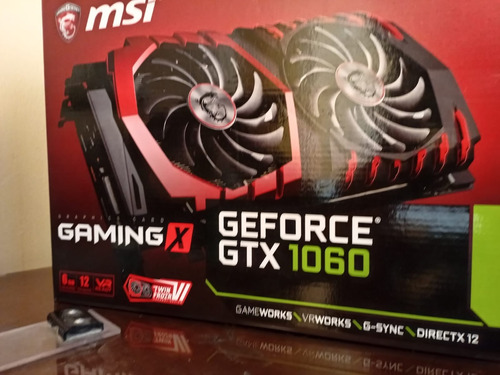 Gaming X Geforce Gtx 1060 6gb  Msi