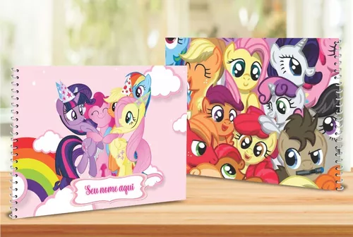 Caderno De Desenho My Little Pony Personalizado 100fls