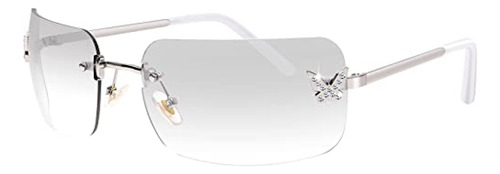 Lentes Cartier  Gafas De Sol Rectangulares Y2k Para Mujer,ga