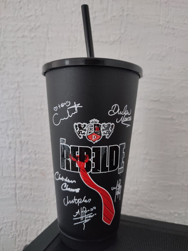 Vaso Rbd De Plástico Soy Rebelde