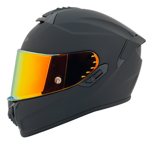 Casco Integral Rkt 600 Joe Rocket Doble Visor Ece Negro Solido Xxl