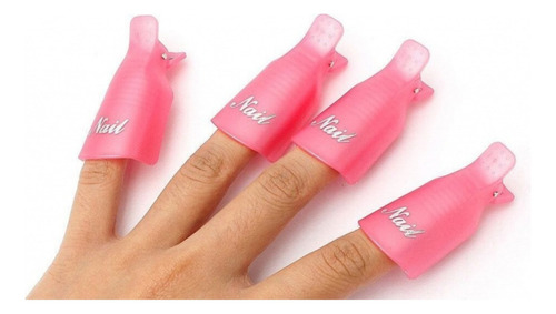 Kit con 10 dedales Dedeira para quitar el gel Acrigel Fibra