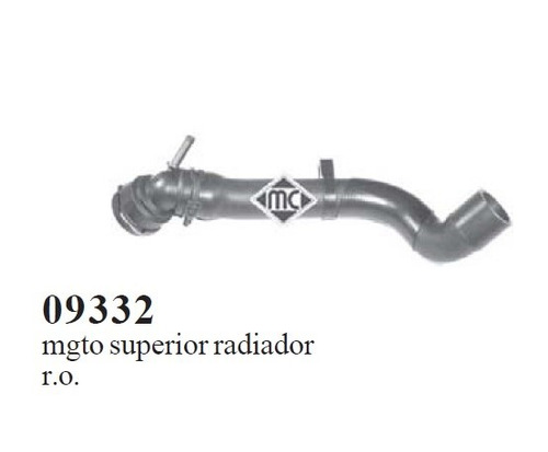 Manguera Radiador Superior Seat Ibiza Skoda Fabia .ref.9332