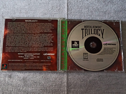 Mortal Kombat Trilogy Ps1 Playstation Original Físico (Usado)