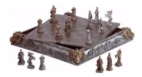 jogo de xadrez simples Medieval Romano modelo 3,32 Peças