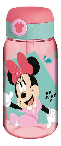 Botella Infantil Escolar  Active Antigoteo  Minnie Vasito