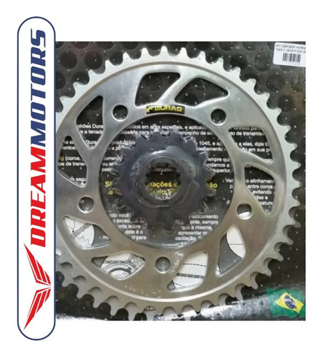 Imagem 5 de 8 de Kit Relação Durag + Did Vx3 Gold Cbr600f Hornet 2008 A 2014