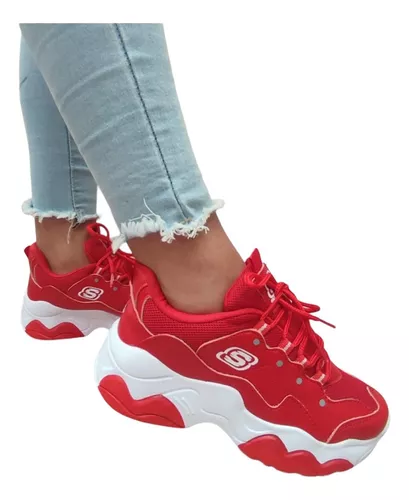 Zapatillas rojas para mujer