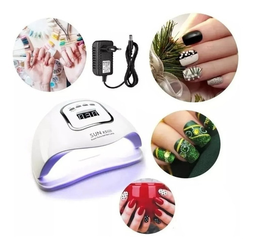 Lampara Cabina Uv Led Secador Uñas Gel 120w Sunx5 Manicuria