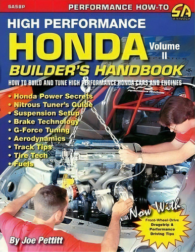 High Performance Honda Builder's Handbook Volume Ii, De Joe Pettitt. Editorial Cartech, Tapa Blanda En Inglés