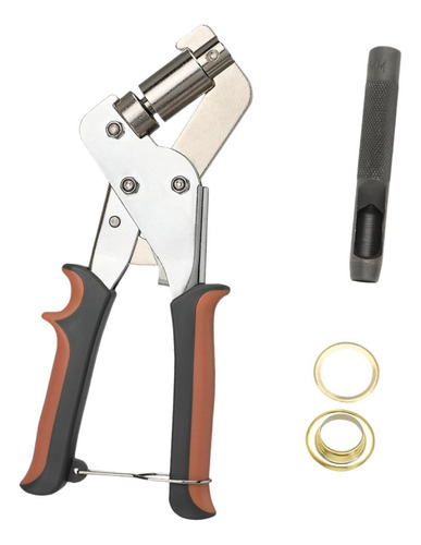 Grommet Eyelet Pliers Tool Kit Leather Hole For Gold 200pcs