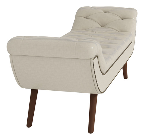 Puff Recamier Com Tachas 160cm Santorini Facto Dunas Pérola