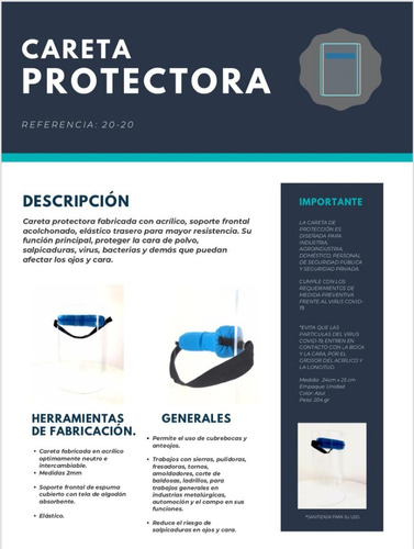 Caretas De Protección Facial 