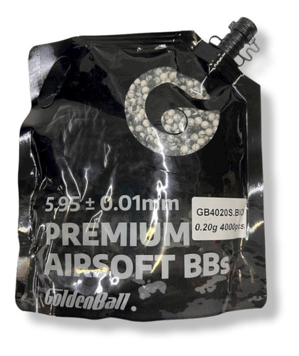 Bolsas Balines Biodegradable Airsoft Fusiles 0.20g Paintball