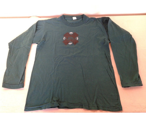 Remera Manga Larga Color Petroleo Impecable!