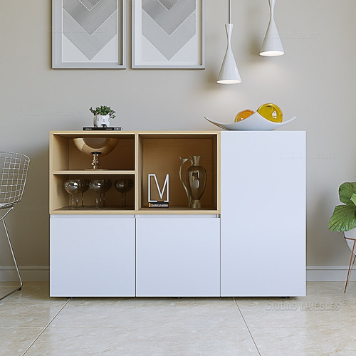 Mueble Vajillero Minimalista Moderno 120cm Oferta Nuevo !!!!