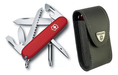 Cortaplumas Victorinox Hiker 13 Usos Punta Phillips + Funda.