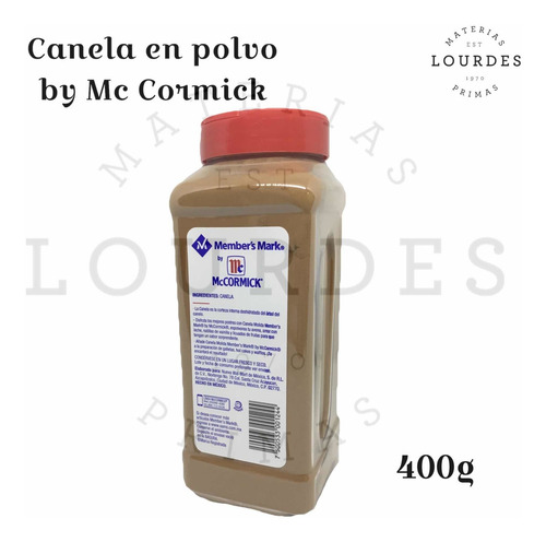 Canela En Polvo By Mccormick 400g
