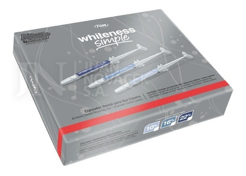 Blanqueador Dental Whiteness Simple 22% Fgm 5  Novacekdental