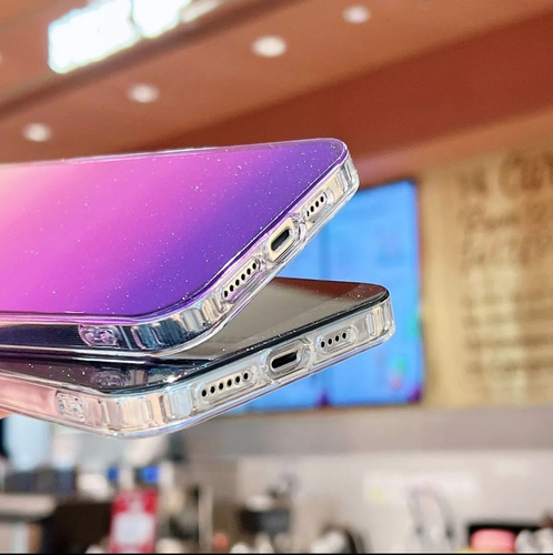 Funda Para iPhone 14 Plus Protección Brillante Con Transición De Color F05
