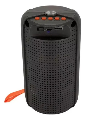 Bocina Bluetooth Portátil Altavoz Impermeable Con Rgb Lucesa Negro