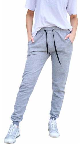 Pantalon Jogging Mujer Chupin Con Puño Premium- Jhony's Wear