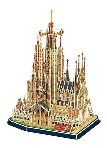 Caja cubo cartón roja – La Sagrada Familia