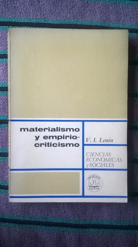 { Libro: Materialismo Y Empirismo Crítico - V. I. Lenin }