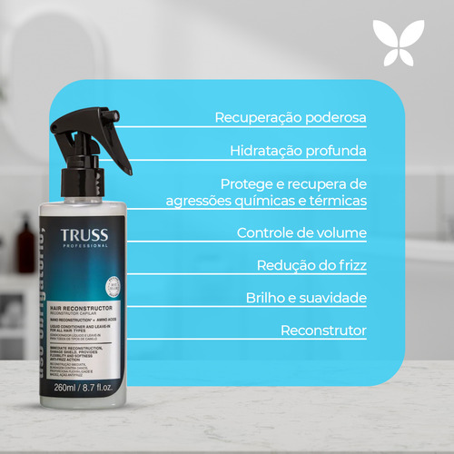 Kit Truss Ultra Hydration Plus Shampoo Condicionador + Uso