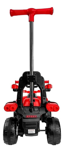 Quadriciclo Elétrico 6v Infantil, Com Empurrador Dirigível