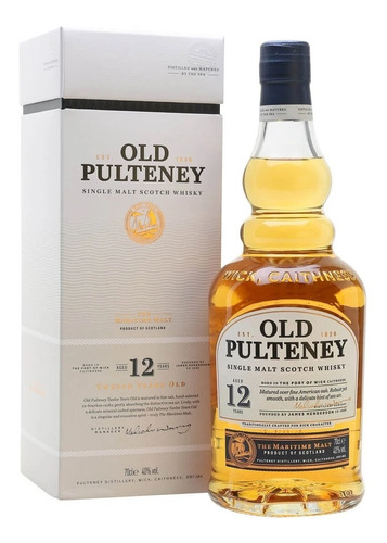 Whisky Old Pulteney 12 Años Single Malt Origen Escocia