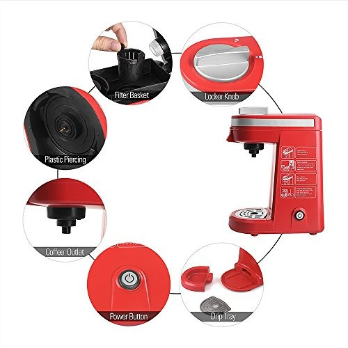 Cafetera De Filtro Chulux Qf-cm802 Una Sola Taza Para